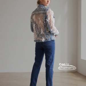 Imperio Denim Chamarra de mezclilla